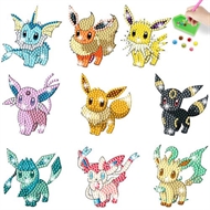 Stickersæt I 9 pokemons